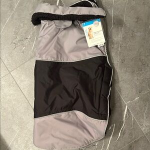 Gray and Black Dog Coat